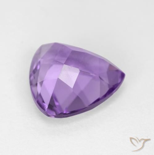Améthyste Violet Rosâtre naturelle Trillion, 2.89 ct, VS