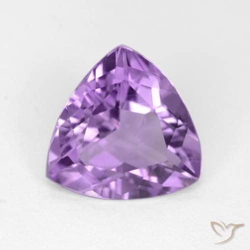2.41ct Naturel Violet moyen Améthyste, Trillion, VS