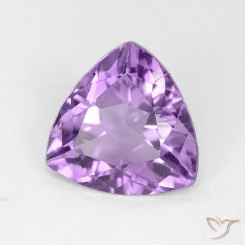 Améthyste Violet moyen naturelle Trillion, 2.41 ct, VS
