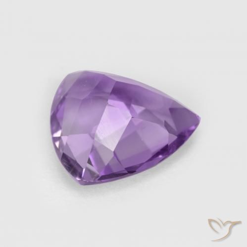 Améthyste Violet moyen naturelle Trillion, 2.41 ct, VS