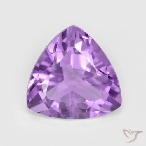2.87ct Naturel Violet moyen Améthyste, Trillion, VS