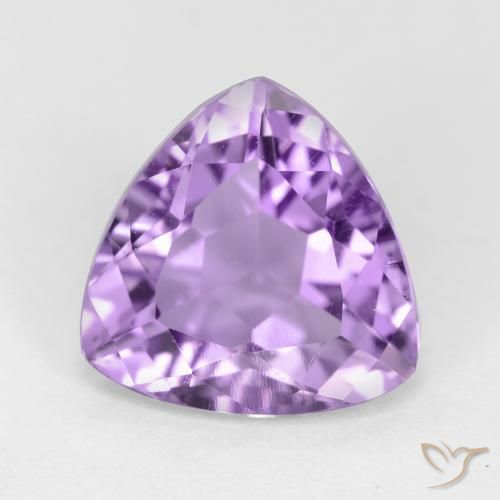 2.84ct Naturel Violet moyen Améthyste, Trillion, VS