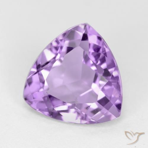 Améthyste Violet moyen naturelle Trillion, 2.84 ct, VS