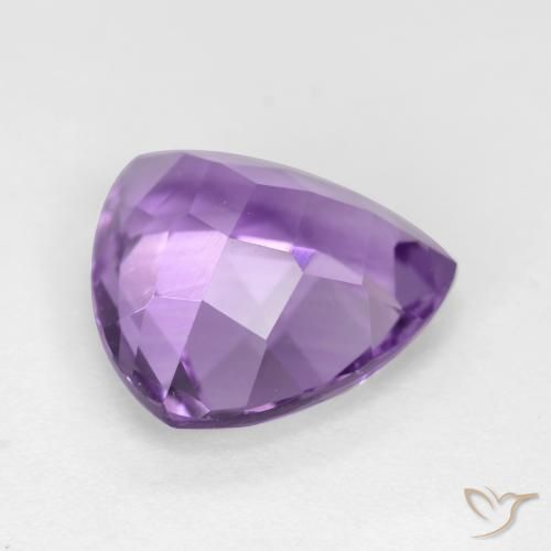 Améthyste Violet moyen naturelle Trillion, 2.84 ct, VS