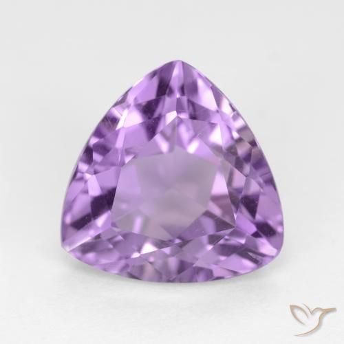 2.94ct Naturel Violet moyen Améthyste, Trillion, VS