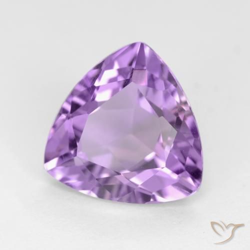 Améthyste Violet moyen naturelle Trillion, 2.94 ct, VS