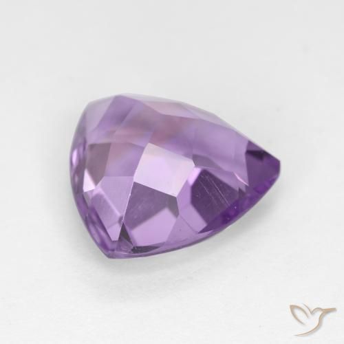Améthyste Violet moyen naturelle Trillion, 2.94 ct, VS