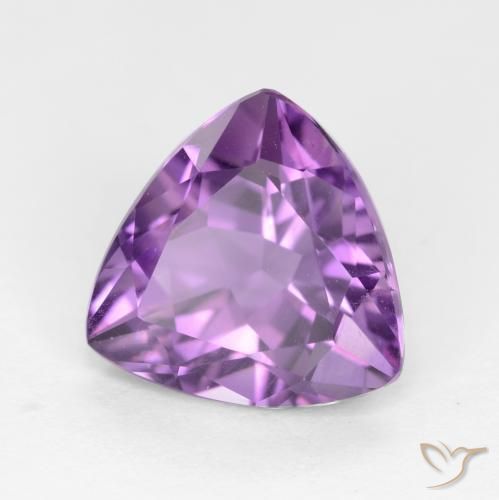 Améthyste Violet violacé naturelle Trillion, 2.83 ct, VS