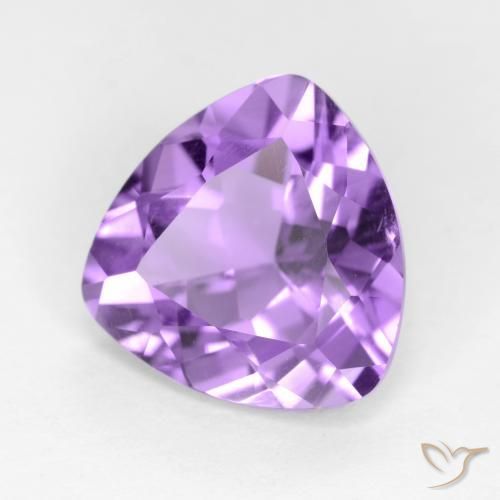 Améthyste Violet moyen naturelle Trillion, 2.60 ct, VS
