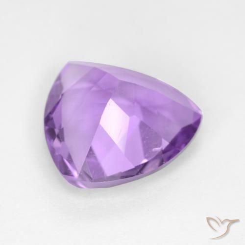 Améthyste Violet moyen naturelle Trillion, 2.60 ct, VS
