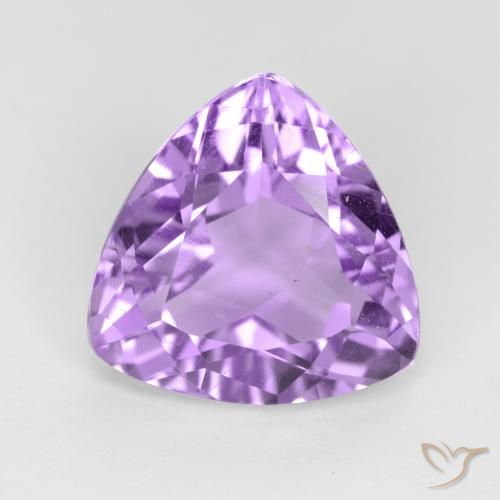 2.98ct Naturel Violet moyen Améthyste, Trillion, VVS-VS