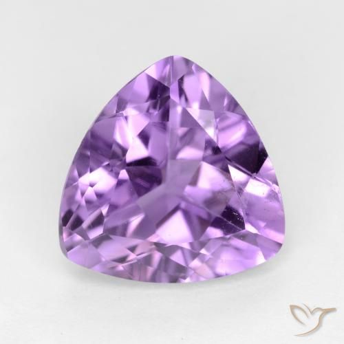 2.66ct Naturel Violet foncé Améthyste, Trillion, VS