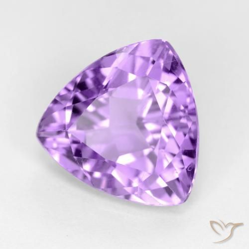 Améthyste Violet foncé naturelle Trillion, 2.97 ct, VS
