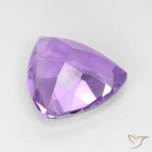 Améthyste Violet foncé naturelle Trillion, 2.97 ct, VS