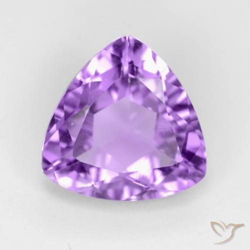 2.78ct Naturel Violet moyen Améthyste, Trillion, VVS-VS