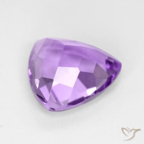 Améthyste Violet moyen naturelle Trillion, 2.78 ct, VVS-VS