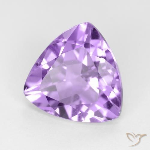 Améthyste Violet moyen naturelle Trillion, 2.71 ct, VVS-VS