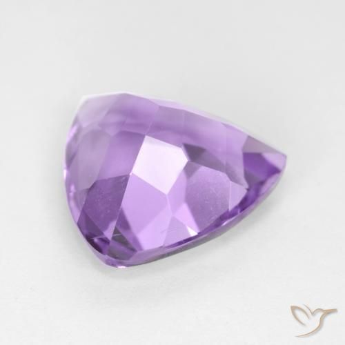 Améthyste Violet moyen naturelle Trillion, 2.71 ct, VVS-VS