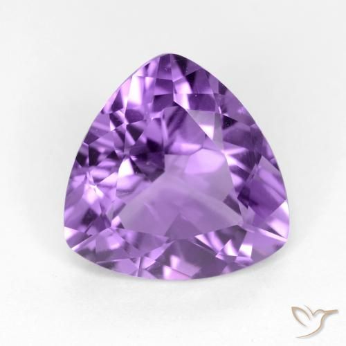 2.55ct Naturel Violet intense Améthyste, Trillion, VS