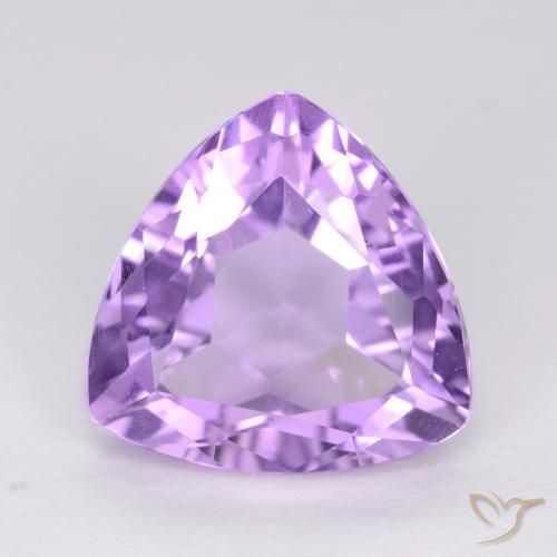 3.15ct Naturel Violet moyen Améthyste, Trillion, VS