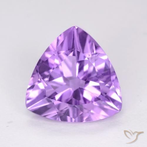 2.62ct Naturel Violet moyen Améthyste, Trillion, VVS-VS