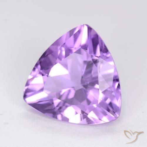 Améthyste Violet moyen naturelle Trillion, 2.62 ct, VVS-VS