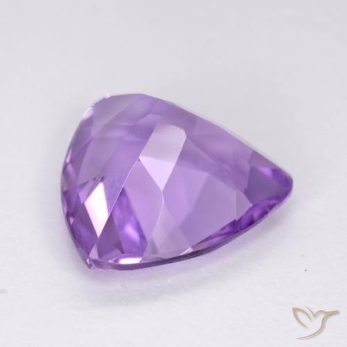 Améthyste Violet moyen naturelle Trillion, 2.62 ct, VVS-VS