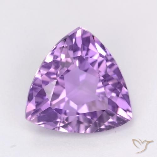 2.77ct Naturel Pourpre violacé profond Améthyste, Trillion, VS