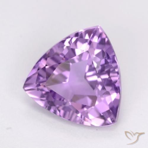 Améthyste Pourpre violacé profond naturelle Trillion, 2.77 ct, VS