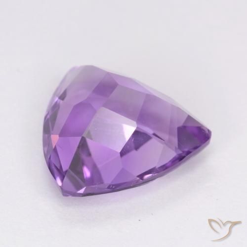 Améthyste Pourpre violacé profond naturelle Trillion, 2.77 ct, VS