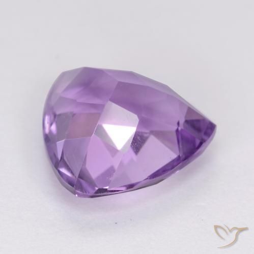 Améthyste Violet moyen naturelle Trillion, 2.99 ct, VS
