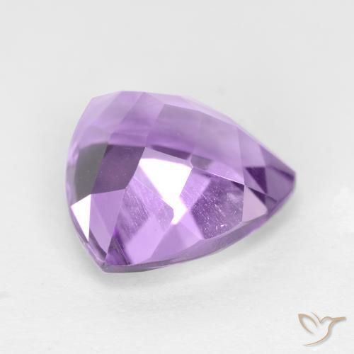 Améthyste Violet Rosâtre naturelle Trillion, 3.16 ct, VS