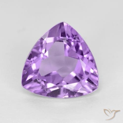 2.84ct Naturel Violet Rosâtre Améthyste, Trillion, VS