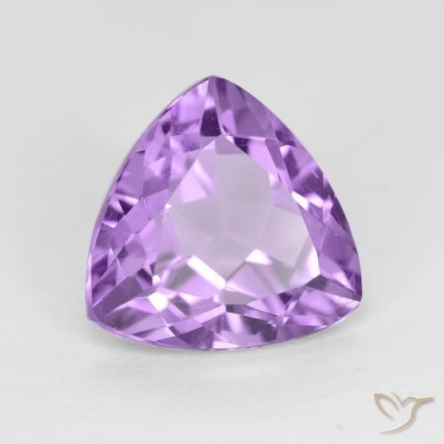 Améthyste Violet Rosâtre naturelle Trillion, 2.84 ct, VS