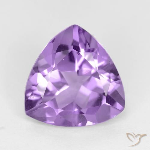 2.54ct Naturel Violet Rosâtre Améthyste, Trillion, VVS-VS