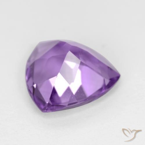 Améthyste Violet Rosâtre naturelle Trillion, 2.54 ct, VVS-VS