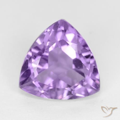 2.96ct Naturel Violet moyen Améthyste, Trillion, VS