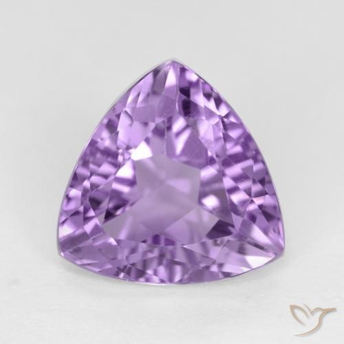 2.91ct Naturel Violet moyen Améthyste, Trillion, VVS-VS