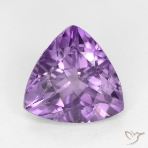 2.79ct Naturel Violet moyen Améthyste, Trillion, VS