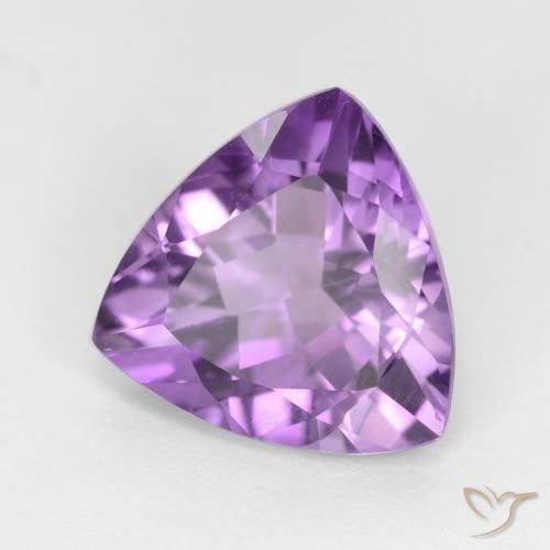 Améthyste Violet moyen naturelle Trillion, 2.79 ct, VS