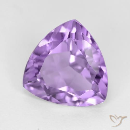 Améthyste Violet moyen naturelle Trillion, 2.76 ct, VS-SI