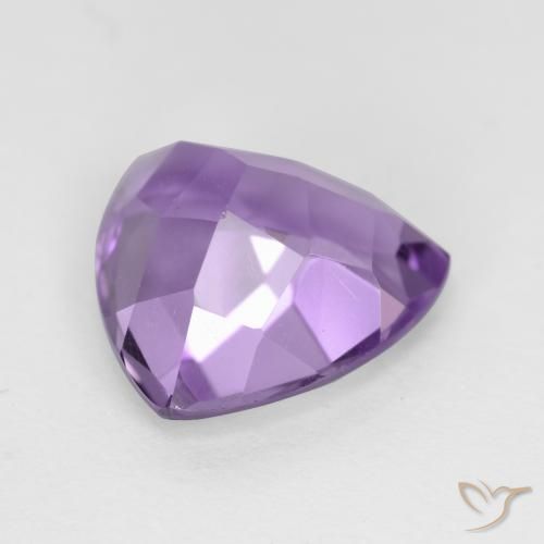 Améthyste Violet moyen naturelle Trillion, 2.76 ct, VS-SI