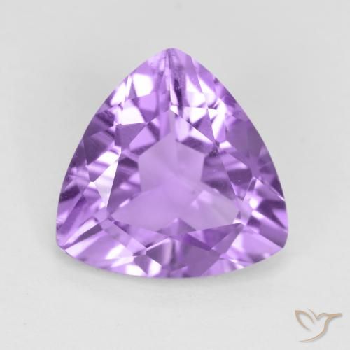 Améthyste Violet Rosâtre naturelle Trillion, 2.51 ct, VS