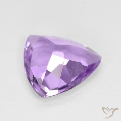 Améthyste Violet Rosâtre naturelle Trillion, 2.51 ct, VS