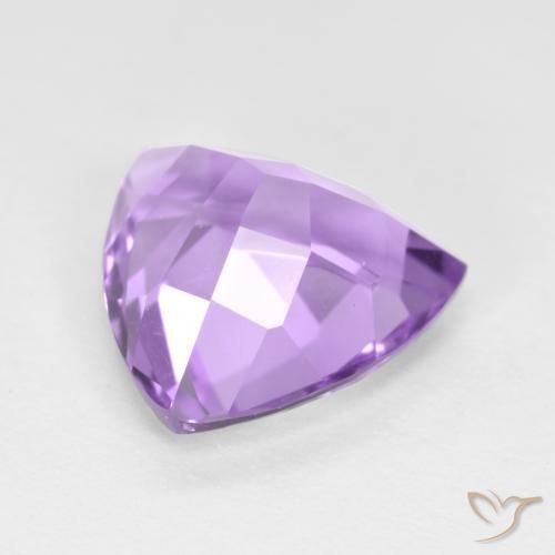Améthyste Violet moyen naturelle Trillion, 2.90 ct, VS