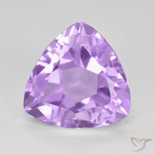 3.06ct Naturel Violet Rosâtre Améthyste, Trillion, VS