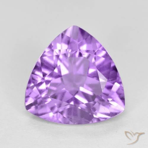 2.86ct Naturel Violet moyen Améthyste, Trillion, VS