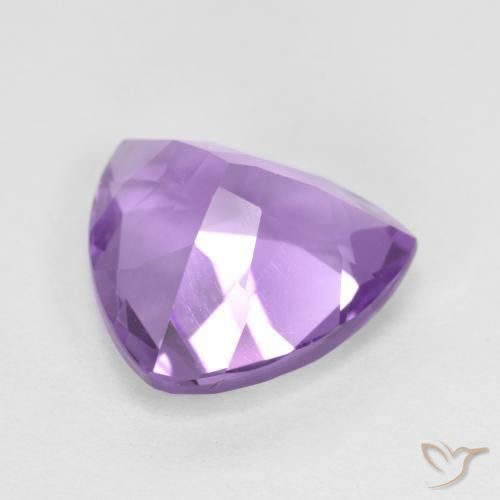 Améthyste Violet moyen naturelle Trillion, 2.86 ct, VS