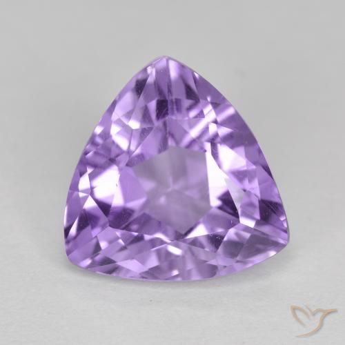 2.69ct Naturel Violet moyen Améthyste, Trillion, VS