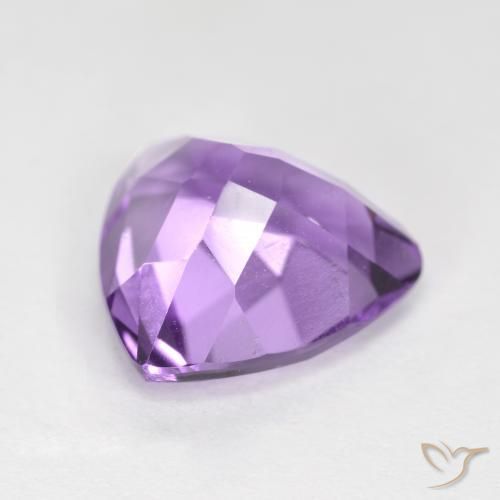 Améthyste Violet Rosâtre naturelle Trillion, 2.93 ct, VS